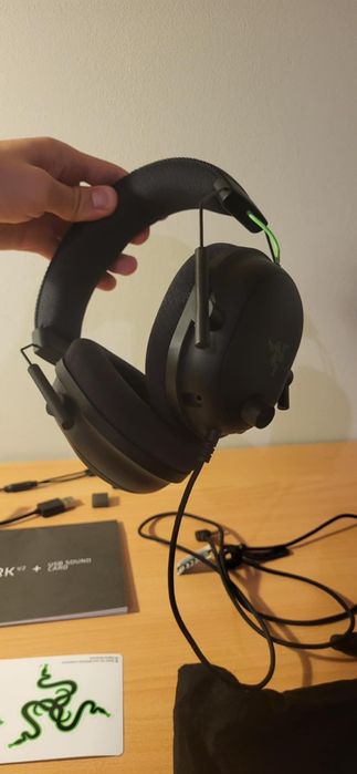 Słuchawki przewodowe nauszne Razer BlackShark V2 + USB card