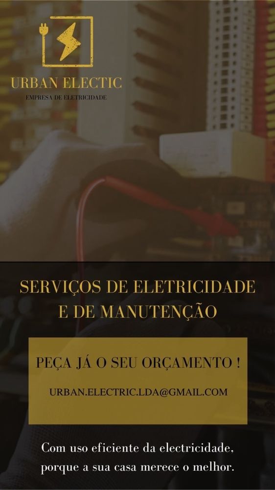 Executo trabalhos de Eletricidade