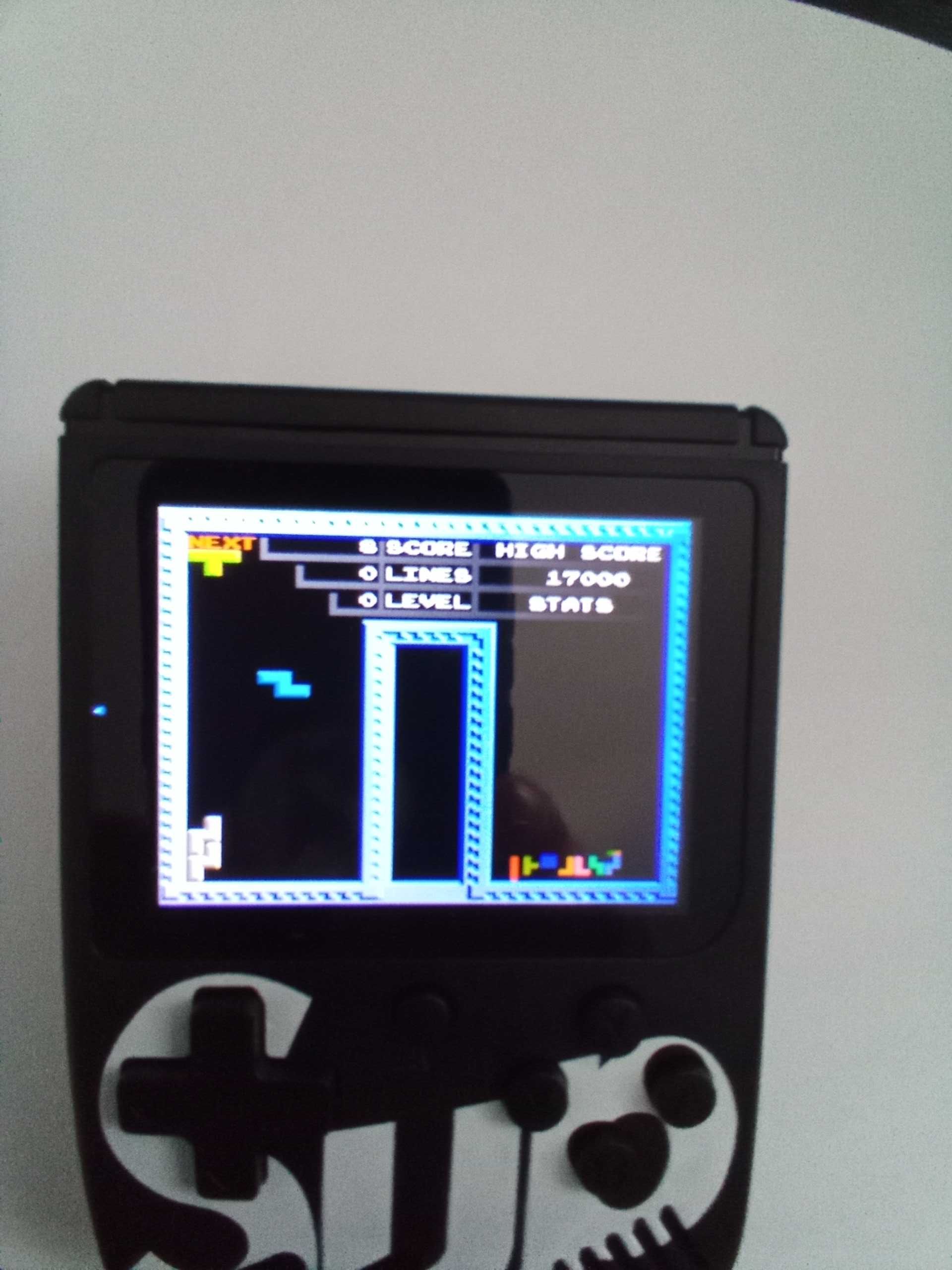 Consola jogos retro (Tetris clássico)