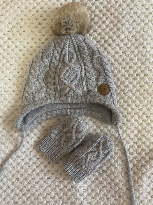 Шапка та рукавички h&m