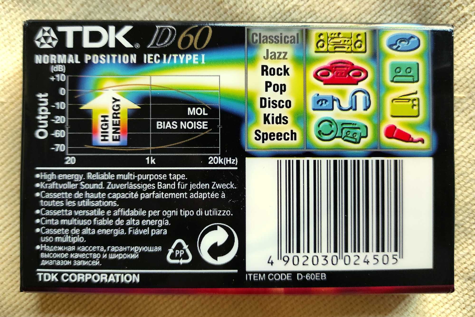 Cassete Audio TDK - NOVA e Selada