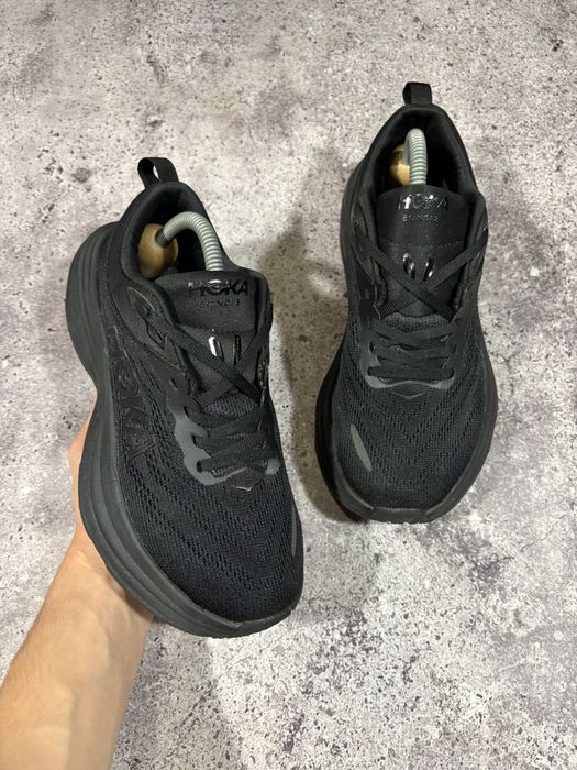 Кросівки Hoka W Bonde 8 бігові колір Чорний/чорний