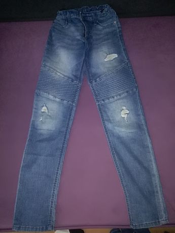 Spodnie dzinsowe dziewczece firmy H&M roz 146