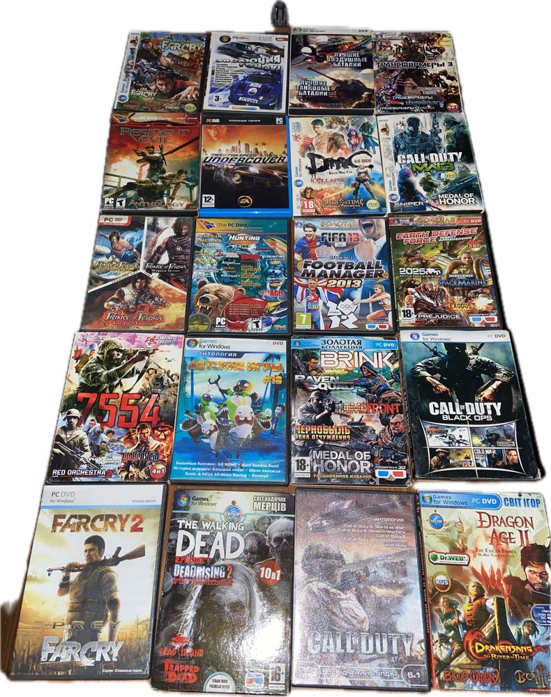 Игровые диски на ПК