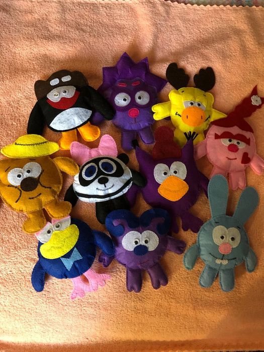 Фетровые Смешарики.Рыбки