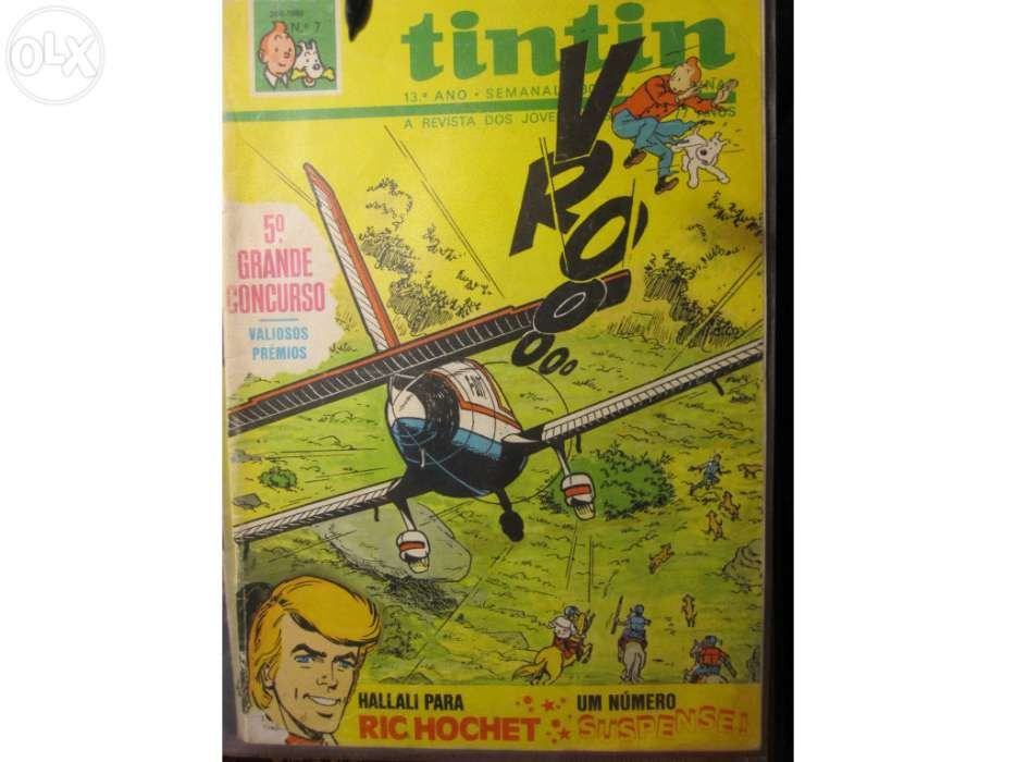 Revista Tintin ano de 1980