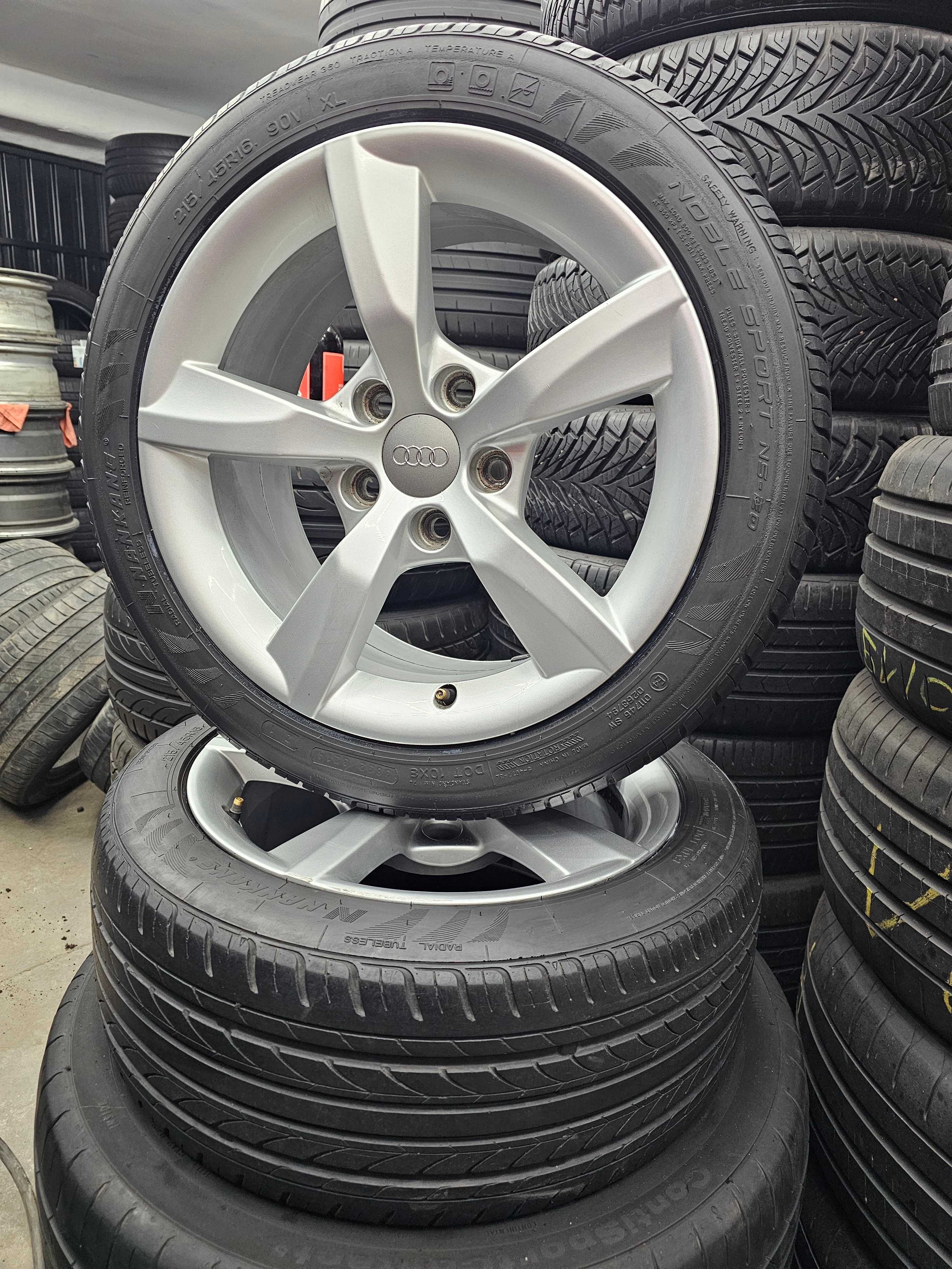 Alufelgi Audi OE 5x112 / 16 opony letnie Nankang 215/45/16