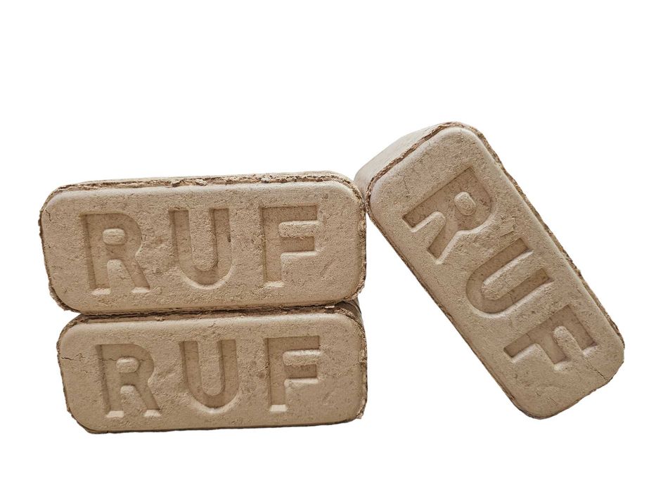 Brykiet RUF drzewny buk-dąb.Zamiennik węgiel, drewno