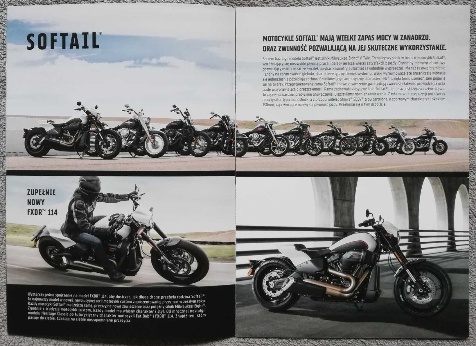 Prospekt Motocykle Harley Davidson 2019