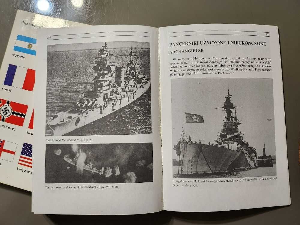 Historia pancernika  plus  Pancerniki II wojny światowej Tom 1 i 2