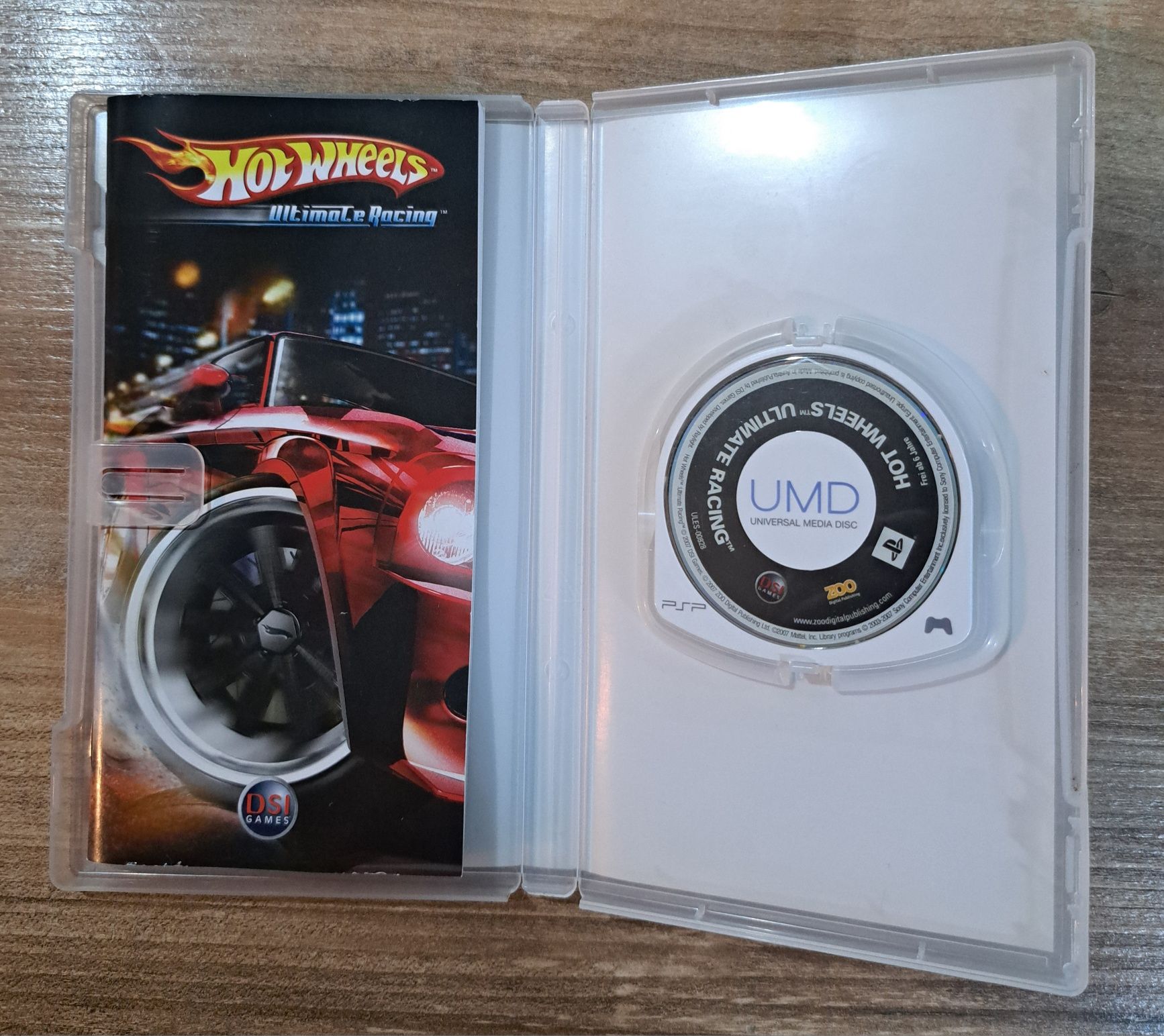 Hot Wheels Ultimate Racing PSP Komplet 3xA BDB