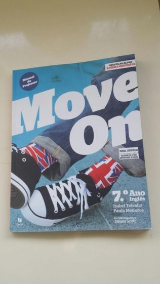 Move on - inglês - manual 7 ano - NOVO e completo c/leitura extensiva