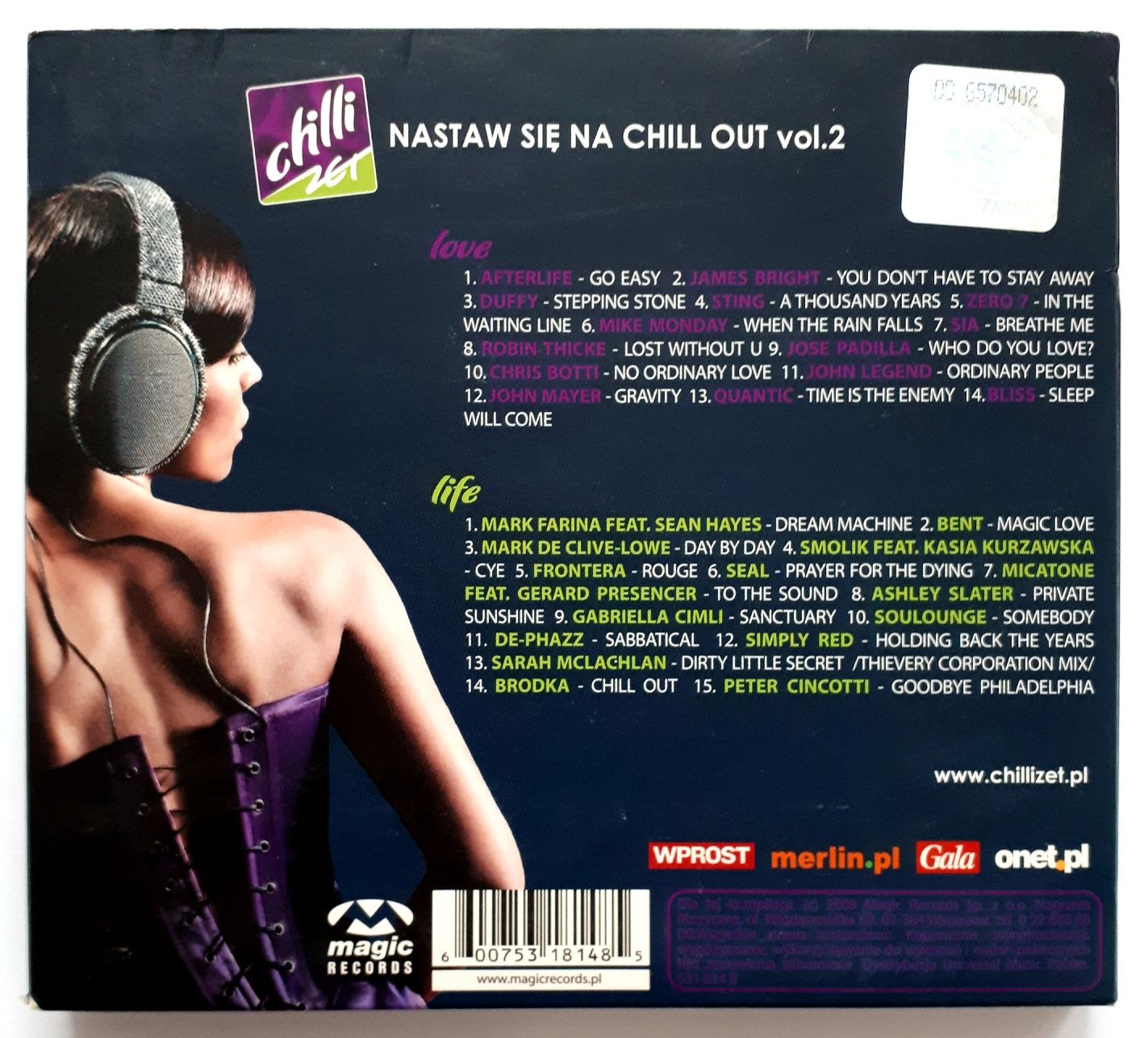 Chilli Zet Nastaw Się Na Chill Out vol.2 2CD 2000r