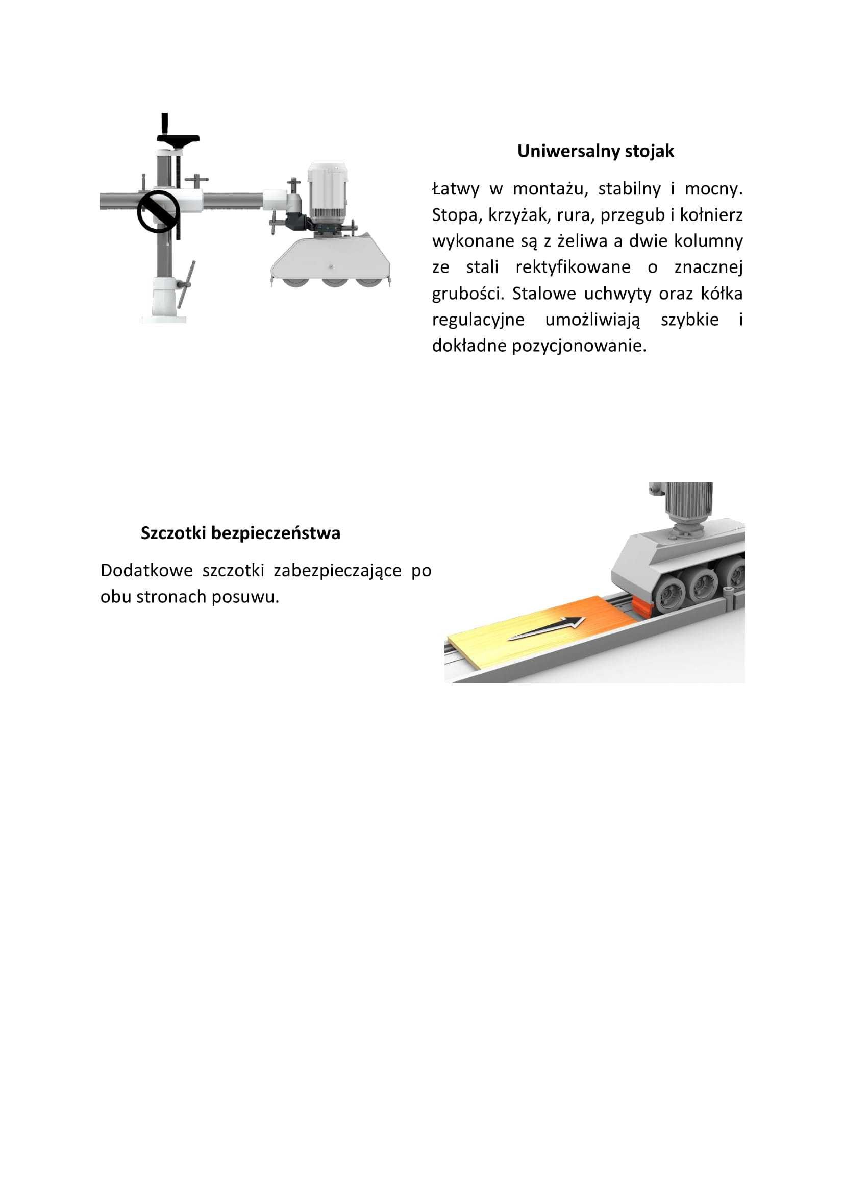 Posuw do frezarki MAGGI Steff 2044 + STATYW Standard - NOWY!
