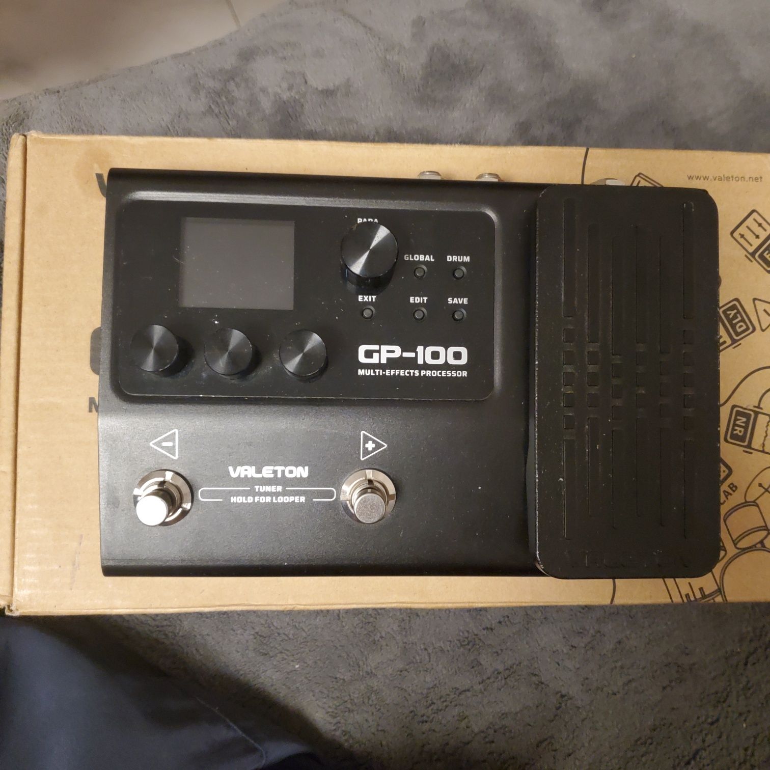 pedal gp100 effecto