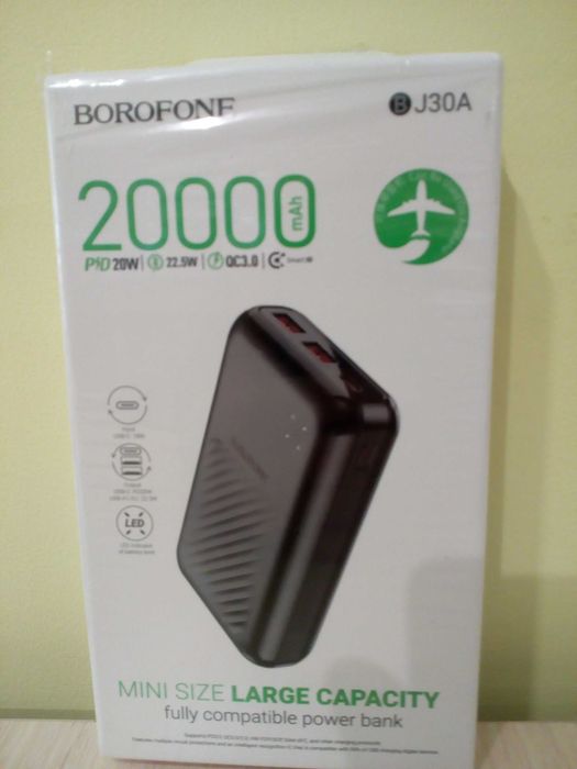 Портативний зарядний пристрій Power Bank Borofone BJ30A 20000 mAh