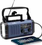 Radio solarne awaryjne 10 000 mAh AM FM zasilane bateryjnie Latarka