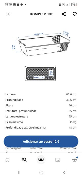 Roupeiro Ikea Pax 75x35x236