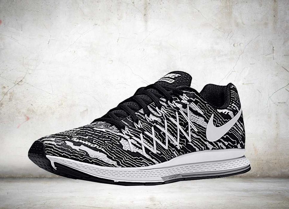 Легкие текстильные кроссовки на сетке NIKE AIR zoom pegasus 44 размер