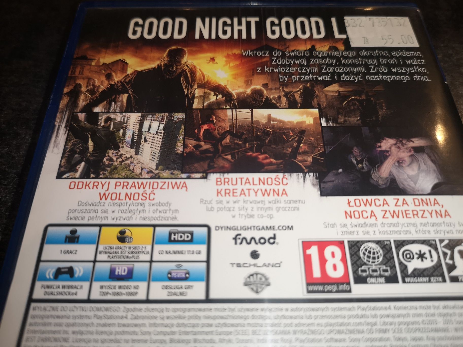 Dying Light PS4 gra PL (możliwość wymiany) kioskzgrami Ursus