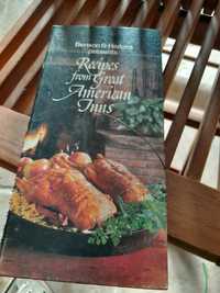 Livro"Recipes from great American Inns" Benson & Hedgs presents.