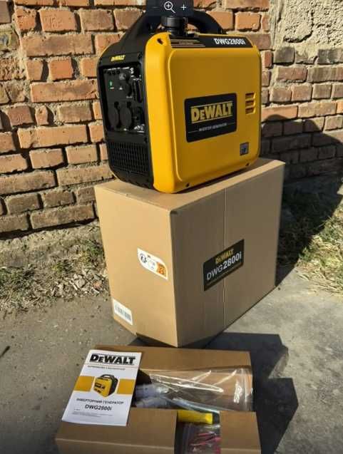 УСПЕЙ инверторный бензиновый генератор DeWalt DWG2800i 2.2/2.8 кВт