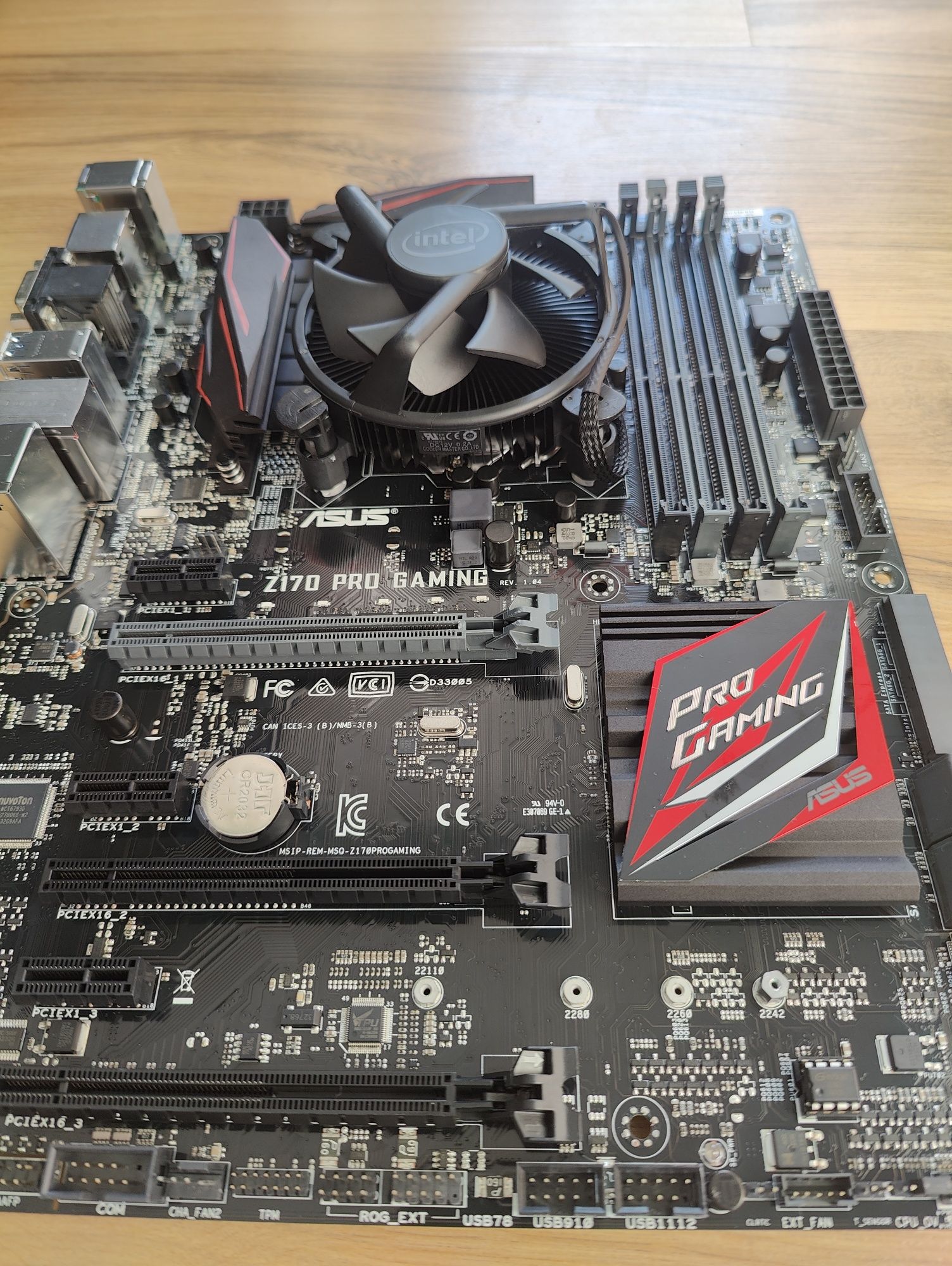 ASUS Z170 Pro Gaming+i5-6500+Cooler