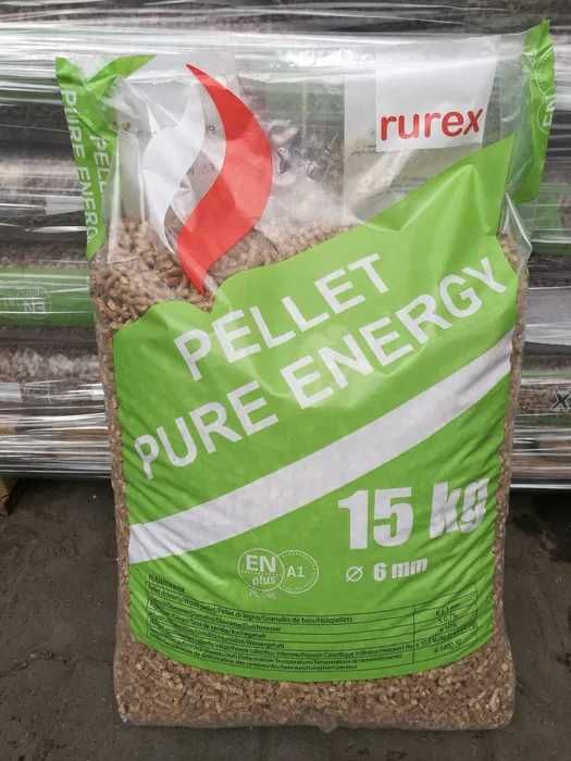 Pelet RUREX Certyfikowany A1 EN+ 6 mm