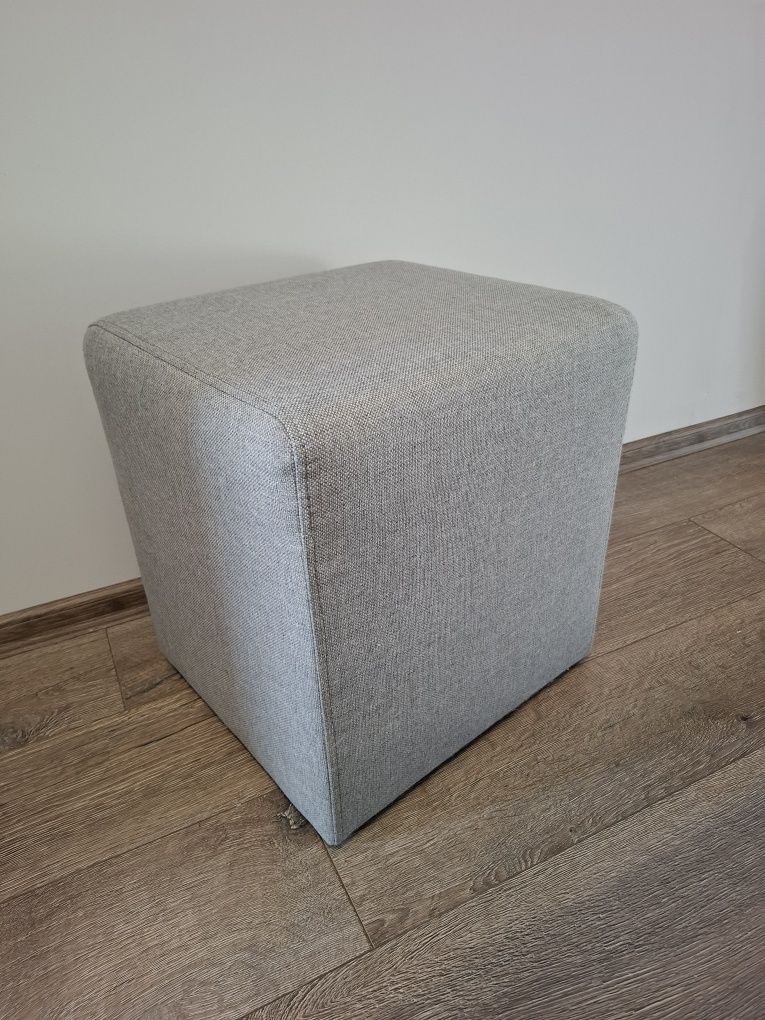 Puf, pufa szara x 2 40x40x45cm
