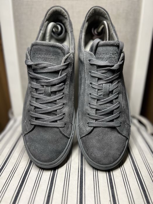 Garment project замшеві шкіряні сірі кеди кросівки