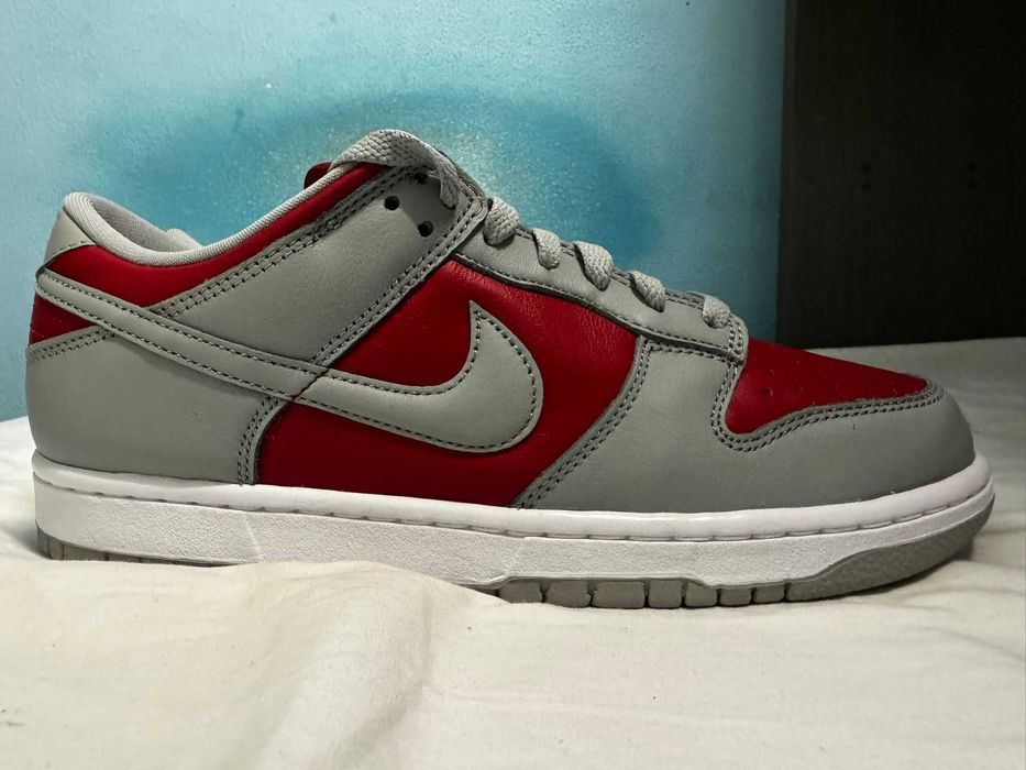 Nike Dunk Low – Varsity Red / Silver | NUNCA USADO!