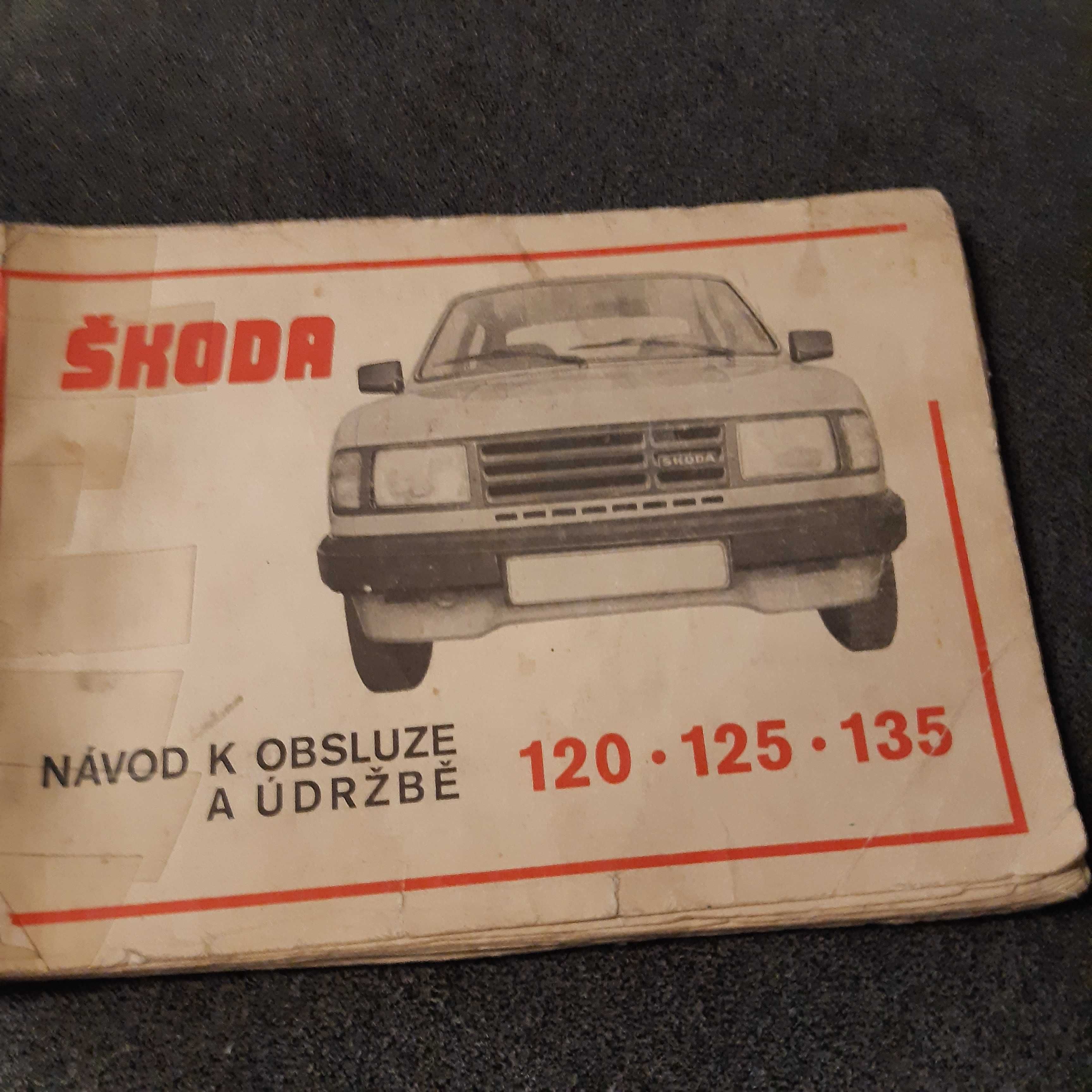 książka instrukcja obsługi konserwacji Skoda 120,125,135