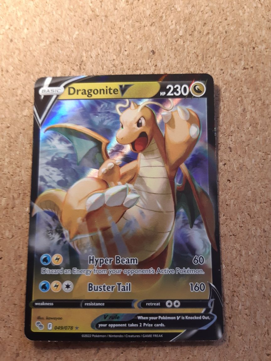 Karta Pokemon Dragonite V