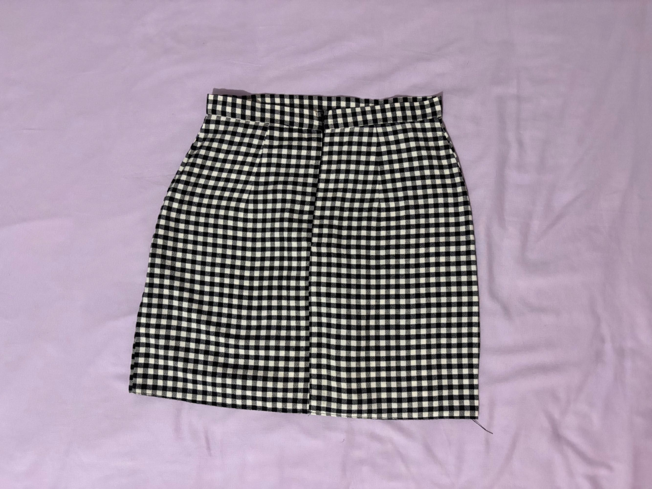 Saia elegante quadrados