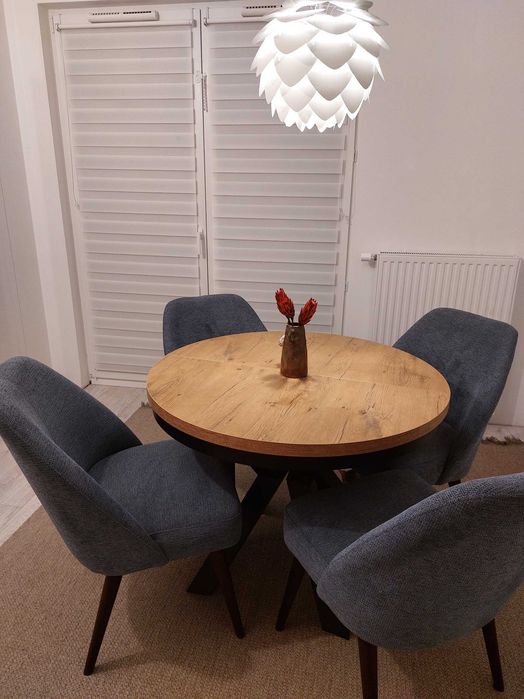 Stół okrągły rozkładany 100-180cm