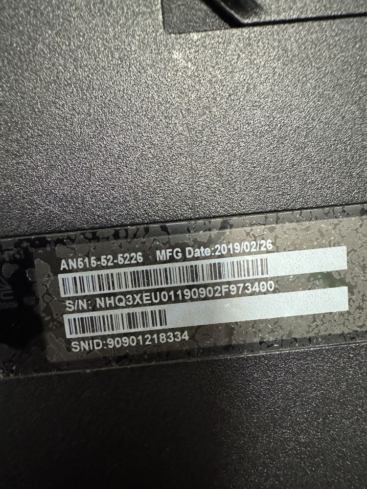 Ноутбук Acer Nitro 5 AN515-52
