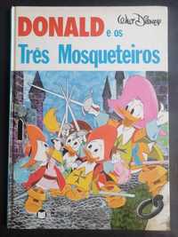 Livro BD Walt Disney, Donald e os três Mosqueteiros, edição  EDINTER