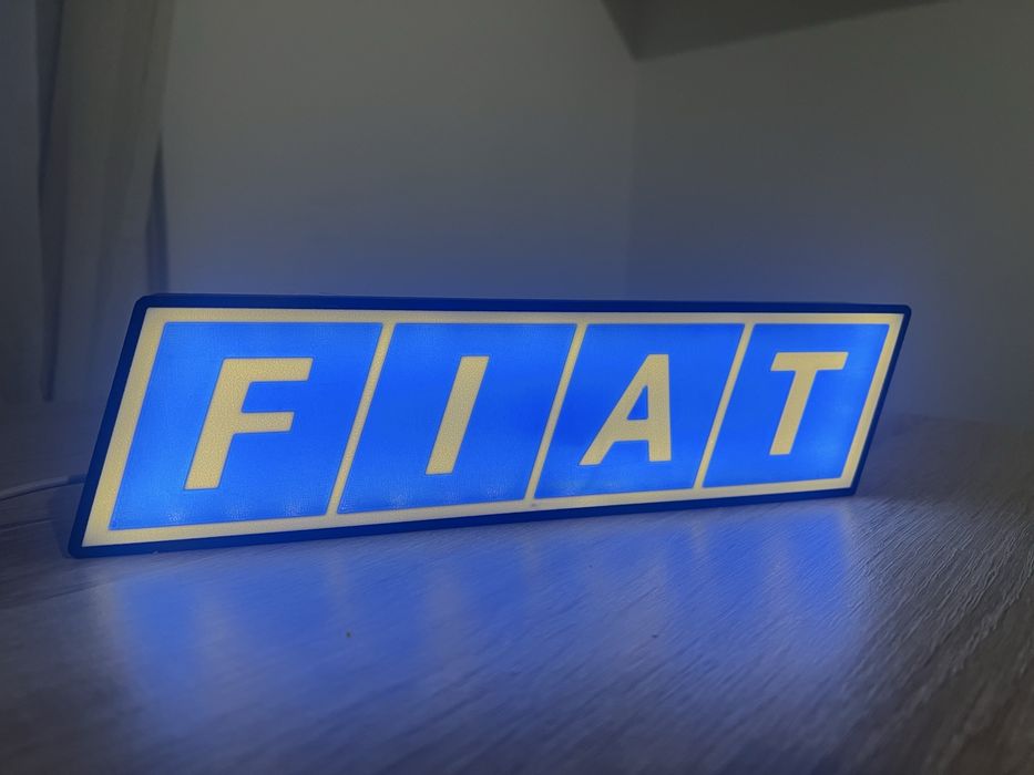 Letreiro luminoso FIAT