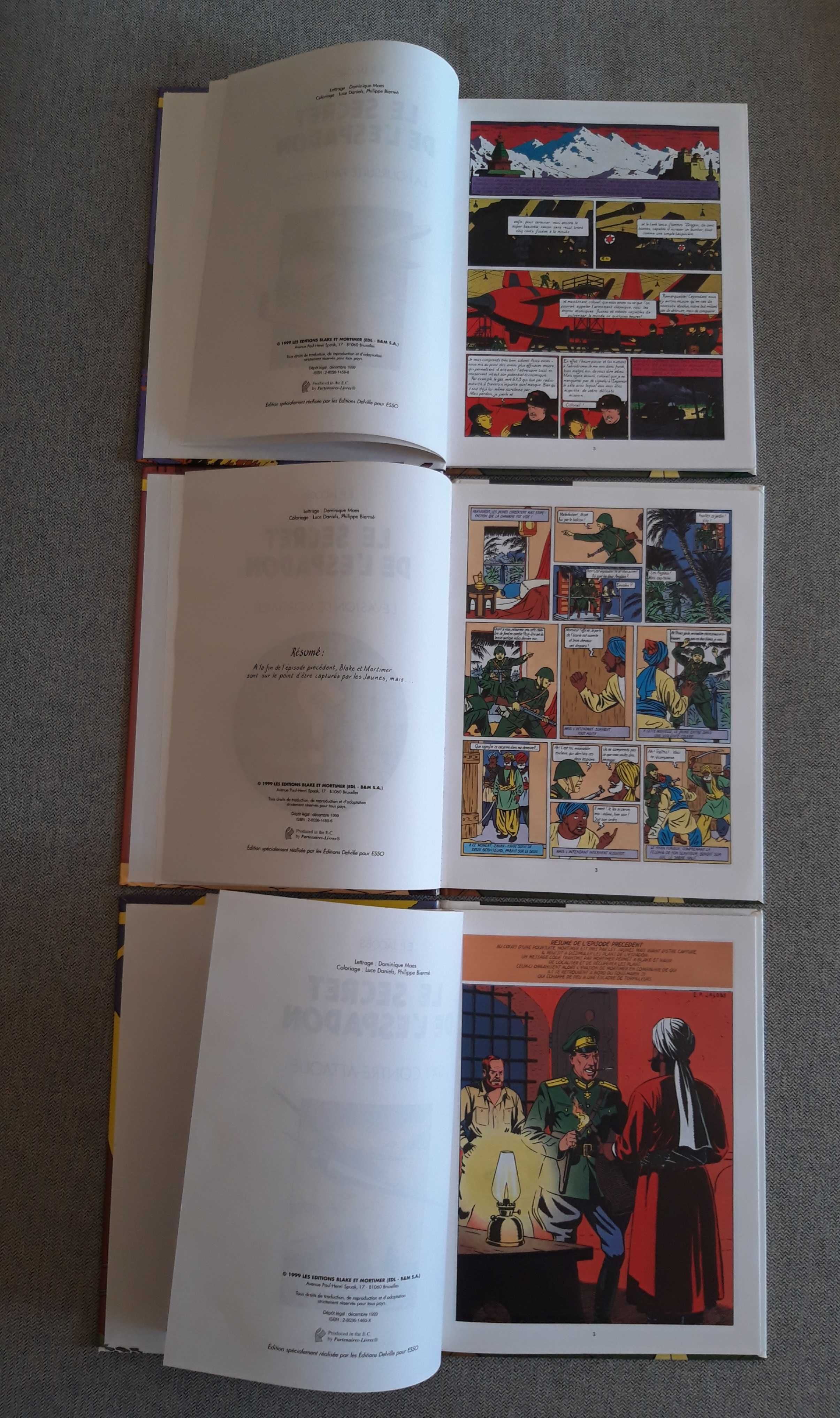 BD Blake et Mortimer "Le secret de l'espadon"
