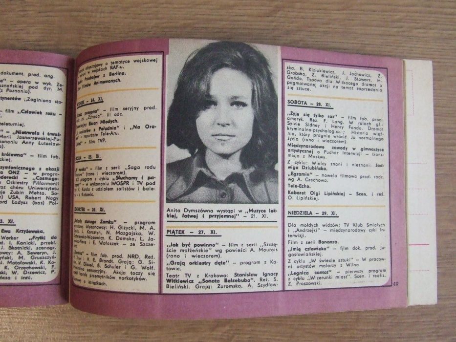 WIK Warszawski informator kulturalny 1970r.
