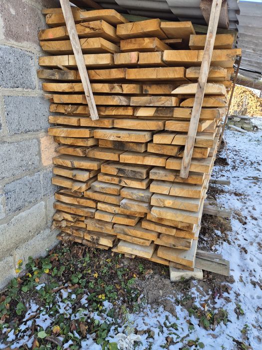 Deska 50mm, 2.5m Dąb, tarcica sezonowana