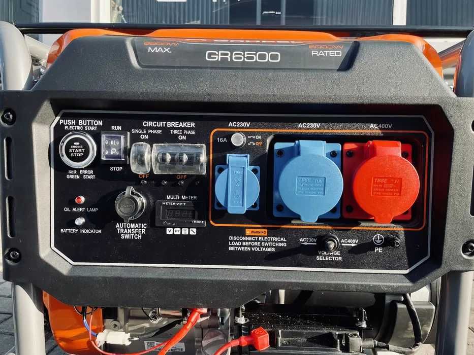 Генератор Бензиновий Grupel GR6500  6,9кВт Португалія В наявності