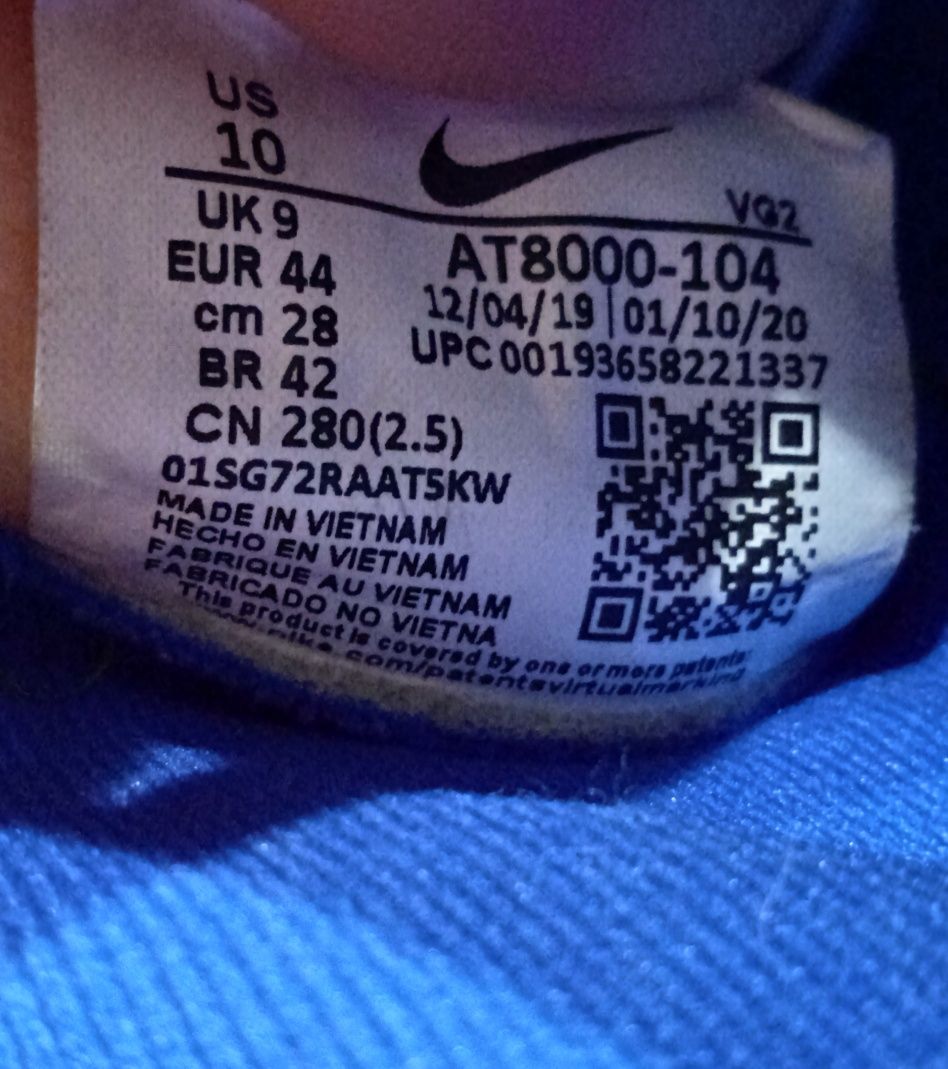 Сороконожки, шиповки Nike Mercurial Vapor 13 Club Neymar TF размер 43