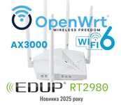 OpenWRT EDUP AX3000 RT2980 WiFi 6