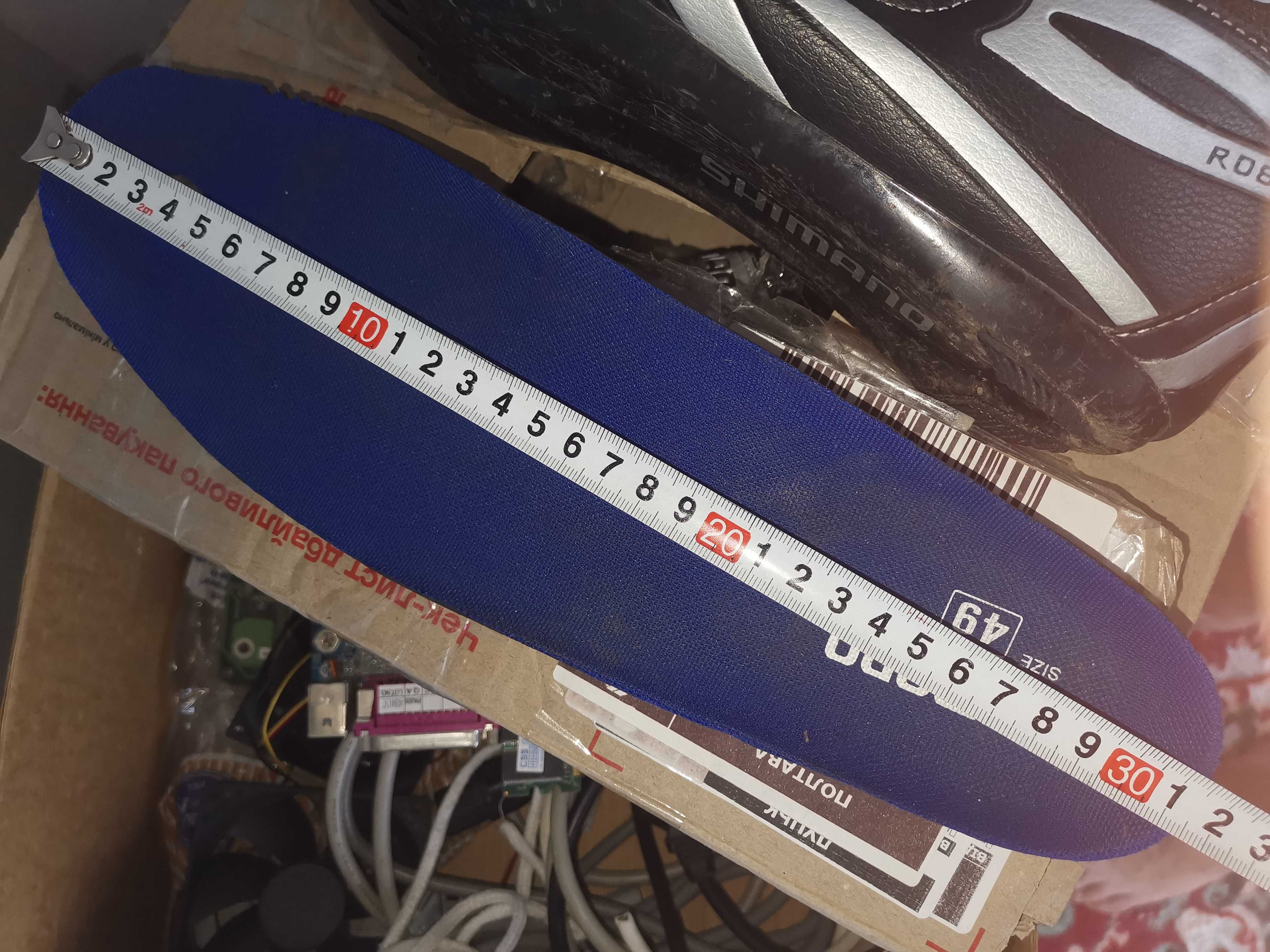 Велообувь Shimano RD86 spd sl, размер 49, но стелька с запасом