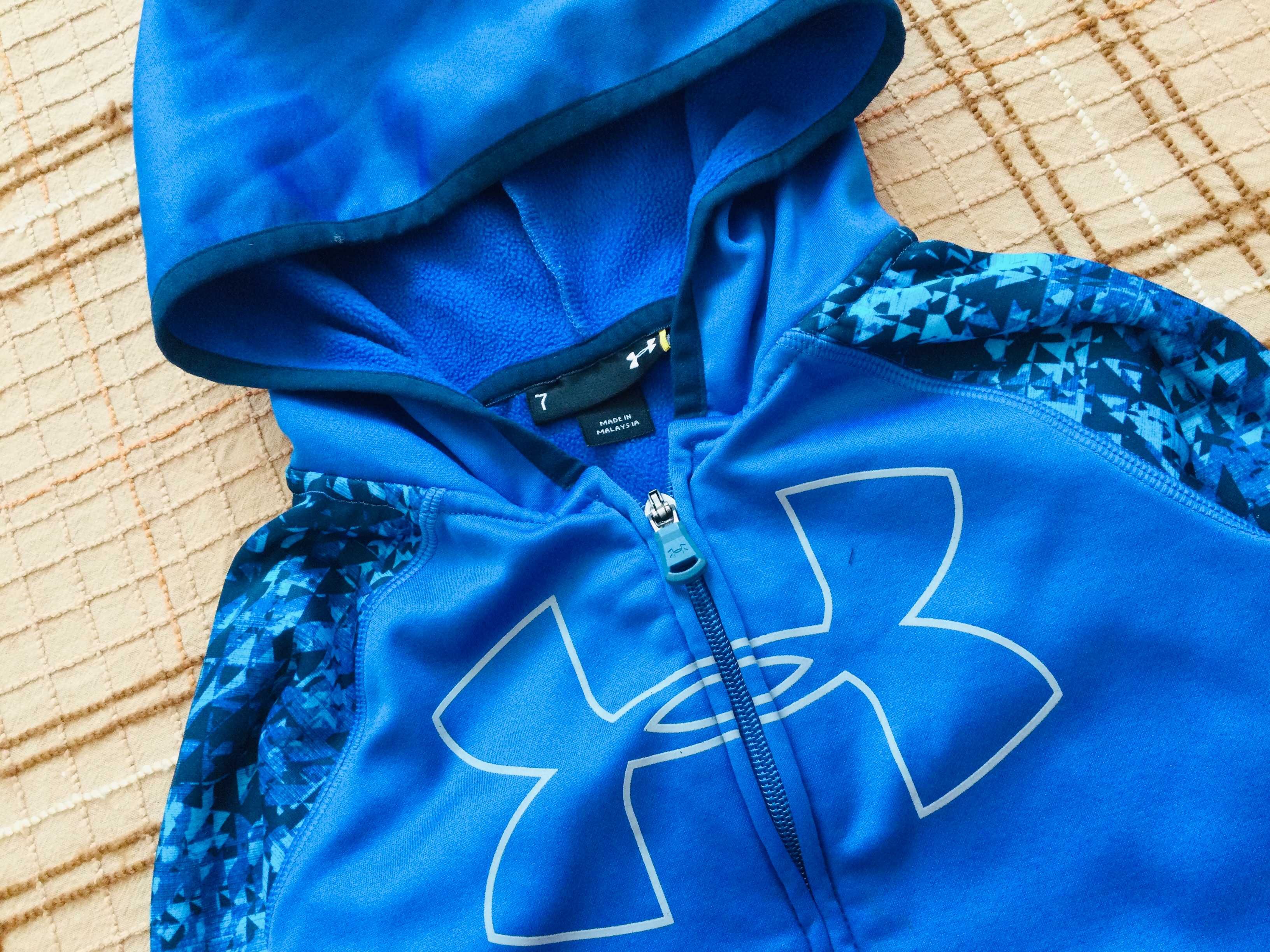 7 рок. Under Armor професійне утеплене Худі dry fit. Толстовка.
