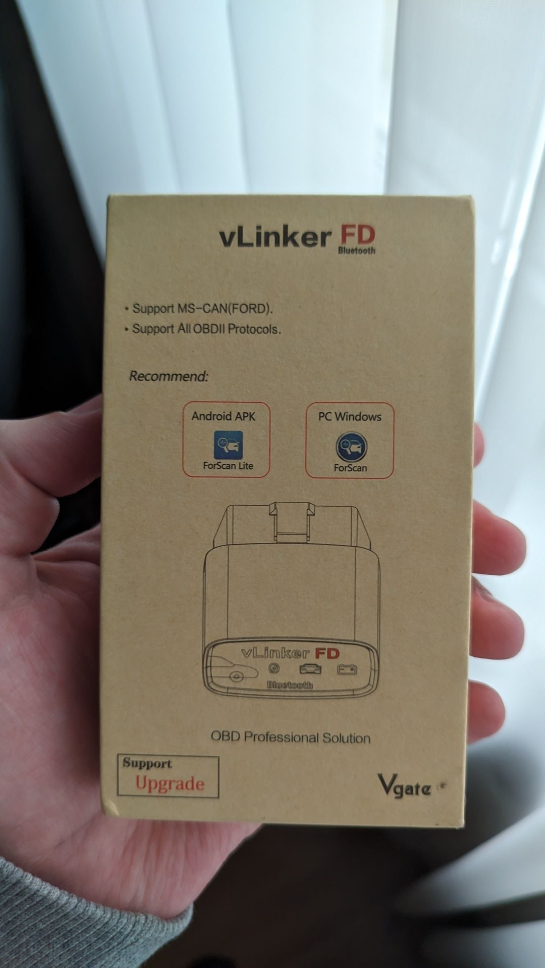 Сканер/ELM Vgate vLinker FD(BT 3.0)/FD+(BT 4.0) v2.2