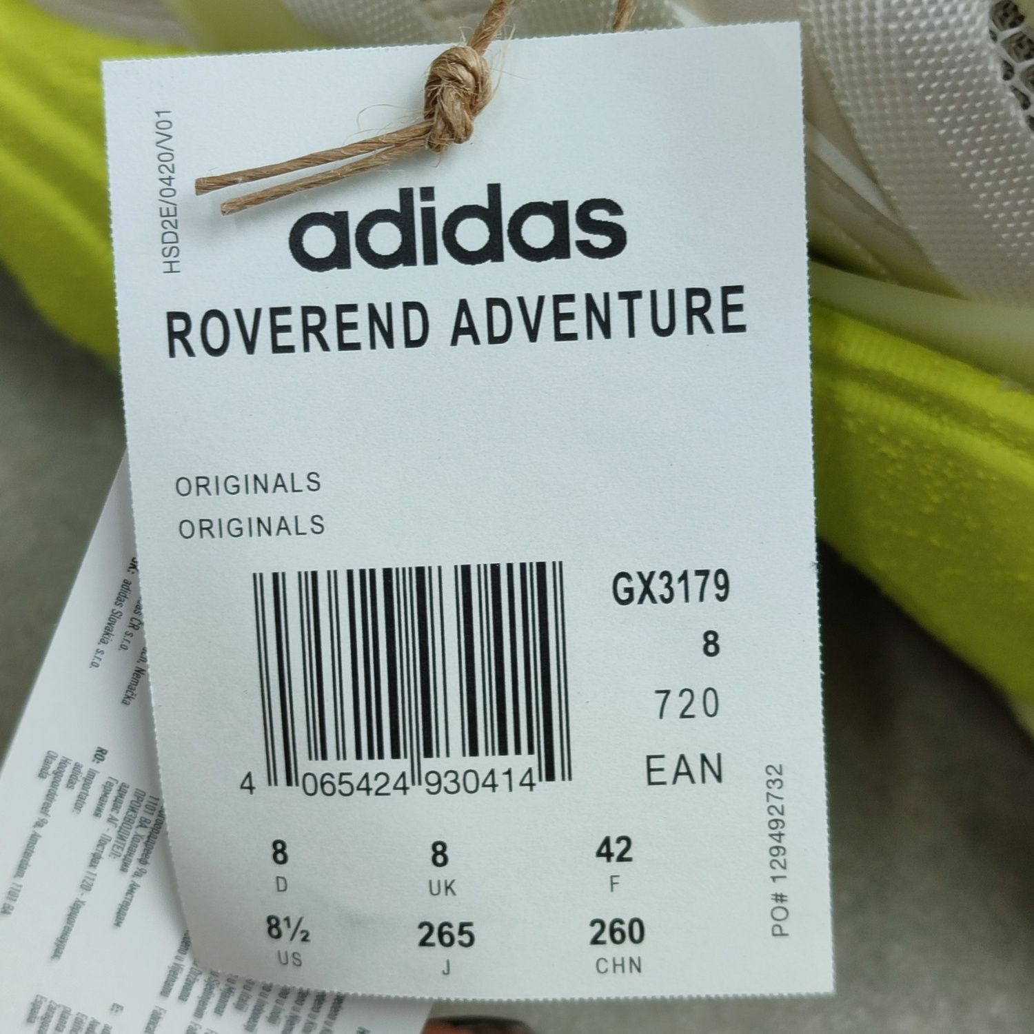 ОРИГІНАЛ 100% Кросівки Adidas Roverend GX3179 /42 р