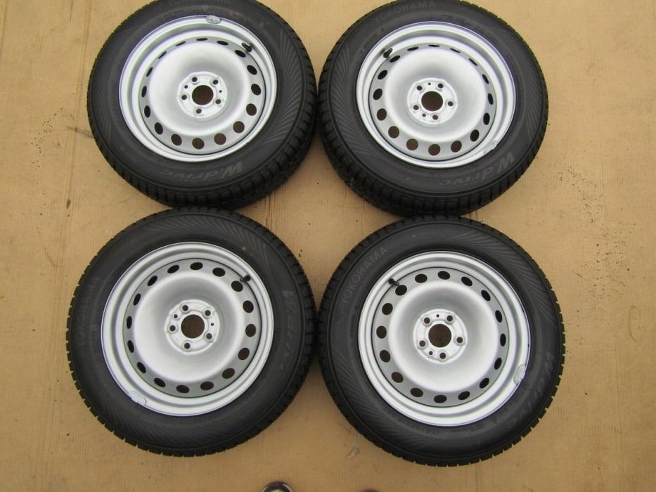 4x Felgi Koła 15 Fiat Tipo II 500L Opel Combo D Doblo 6j 5x98 ET39  Opony