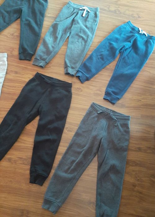 Pakiet spodni dresowych h&m dla chlopca 122